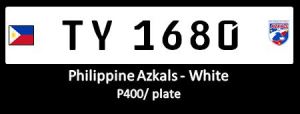 Azkals - premium white conduction plates